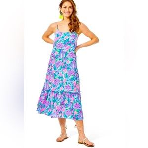 NWT- size M - Lilly Pulitzer Winni midi dress
